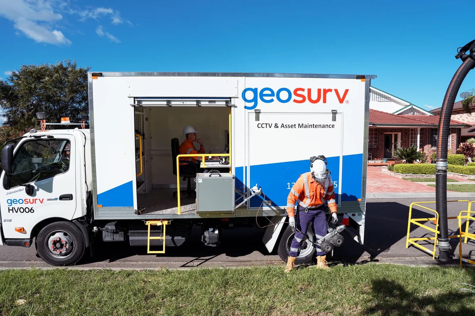 Geosurv testing pipe ovality and deformation in an underground asset