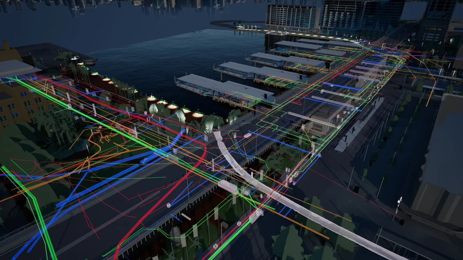 Geosurv subsurface utility investigation survey of an underground network